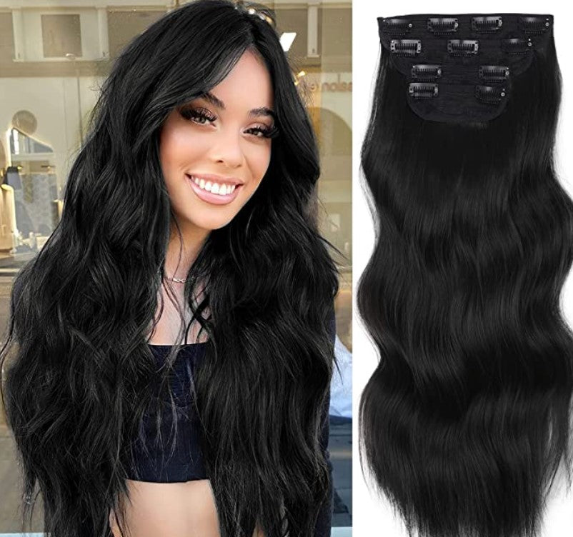 NATURAL BLACK (1) CLIP IN 14