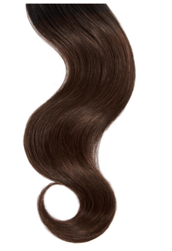 EUROPEAN TAPE HAIR EXTENSIONS 18 INCH 9A HIGH GRADE CHOCOLATE BROWN (4)